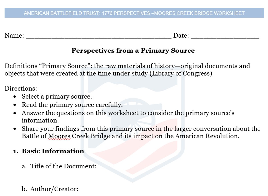 Worksheet